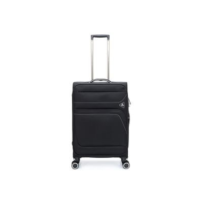 Чемодан TORBER БАЙКАЛ, тёмно-серый металлик, поликарбонат, 37,5 x 20 х 54 см, 37 л-1