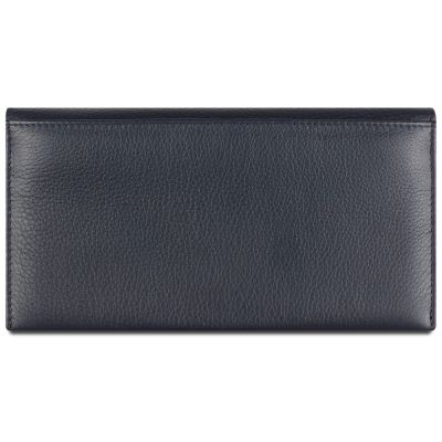 Кошелёк женский BUGATTI Lady Top, тёмно-синий, натуральная воловья кожа, 19,5х2х10 см-4