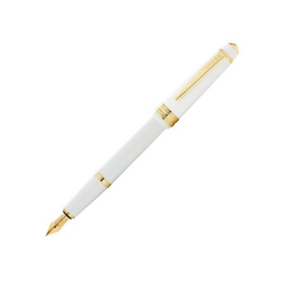 Перьевая ручка Cross Bailey Light Polished White Resin and Gold Tone, перо F-0