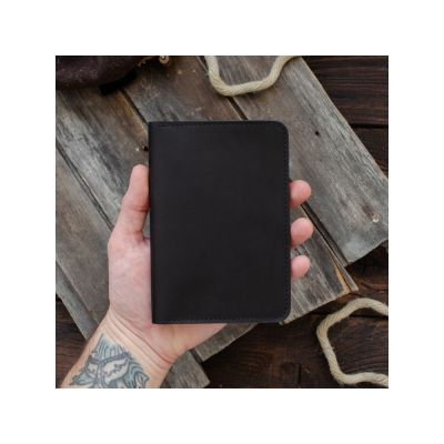 Докхолдер кожаный, черный-3