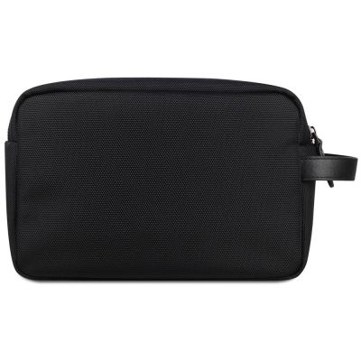 Несессер мужской BUGATTI Nero, чёрный, нейлон 1680D/кожа, 24х7,5х16 см-6