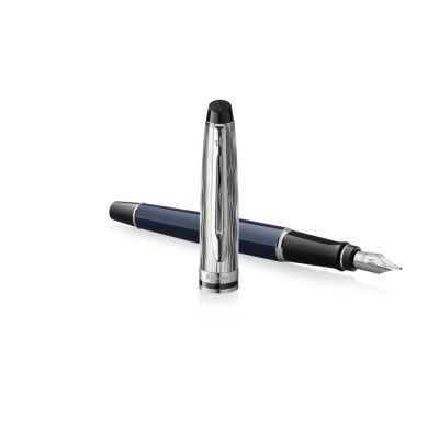 Перьевая ручка Waterman Expert22 SE deluxe Blue CT, перо: F, цвет: Blue, в подарочной упаковке-3