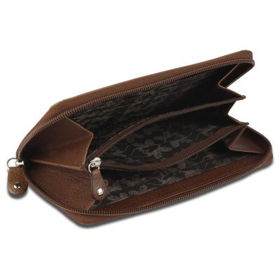 Кошелек Mano Don Montez, натуральная кожа в коньячном цвете, 19 х 10,3 см-4