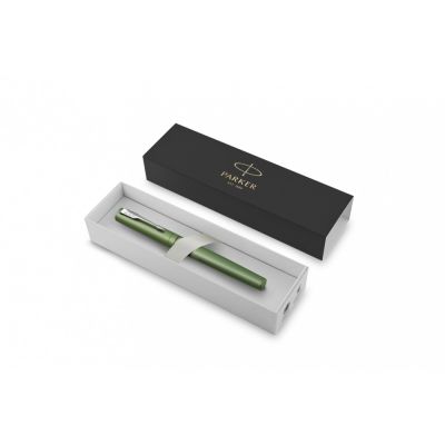 Ручка-роллер Parker Vector XL Green CT, цвет чернил black, стержень: F, в подарочной упаковке.-1