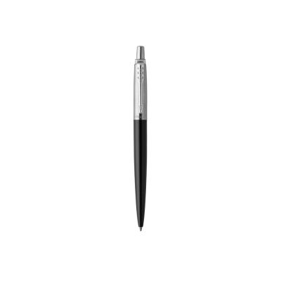 Шариковая ручка Parker Jotter Essential, Satin Black CT, стержень: M, цвет чернил : blue или black-1