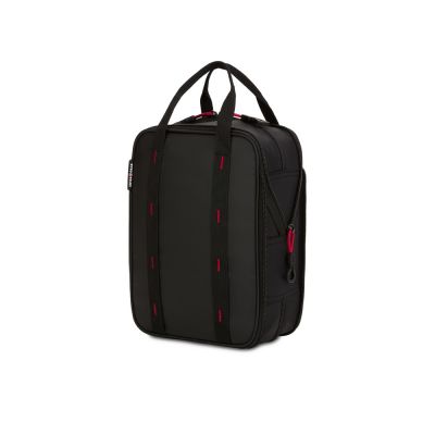 Термосумка для ланча SWISSGEAR, прорезиненный полиэстер 600D, черный/красный, 23х15х10 см, 3,5 л-1