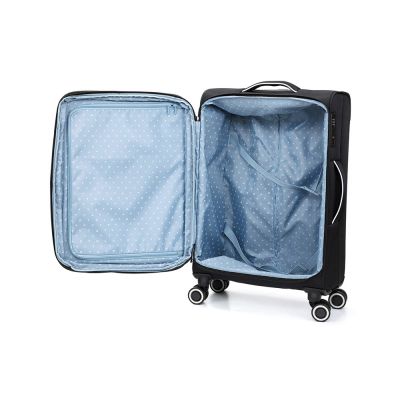 Чемодан TORBER БАЙКАЛ, тёмно-серый металлик, поликарбонат, 37,5 x 20 х 54 см, 37 л-5