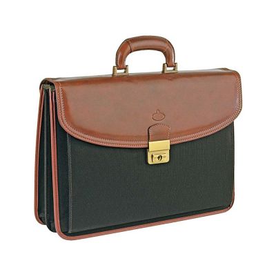 Портфель Два континента Giulio Barca, коричневый/черный-0