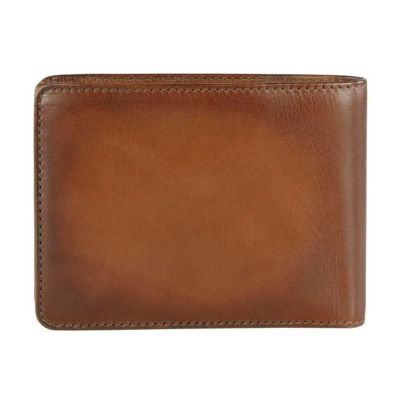 Портмоне BUGATTI Domus, с RFID защитой, коньячный цвет, натуральная воловья кожа, 12,5х2х9,5 с-3