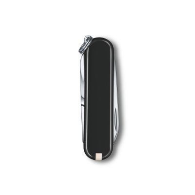 Нож-брелок VICTORINOX Classic SD Colors Dark Illusion, 58 мм, 7 функций, чёрный-2