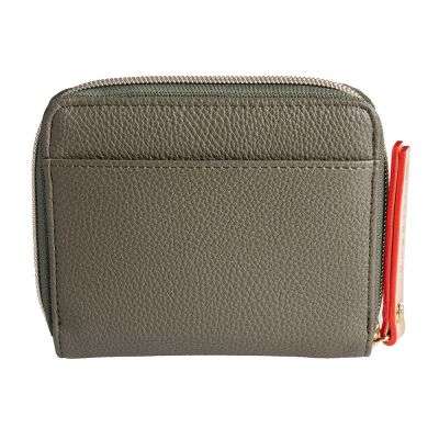 Кошелёк женский BUGATTI Ella, оливковый, полиуретан, 12х3х10 см-6