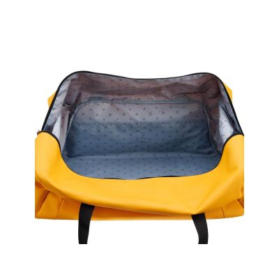 Сумка дорожная TORBER MOBI, желтая, полиэстер 900D с PU покрытием, 65 х 37 х 34 см-5