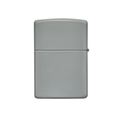 Зажигалка ZIPPO Classic с покрытием Flat Grey, латунь/сталь, серая, глянцевая, 38x13x57 мм-2