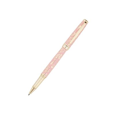 Ручка - роллер Pierre Cardin RENAISSANCE. Цвет - розовый и золотистый. Упаковка В-2.-0