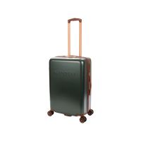 Чемодан BUGATTI Amelia, зеленый, поликарбонат / АБС-пластик, 42х24х67 см, 55 л