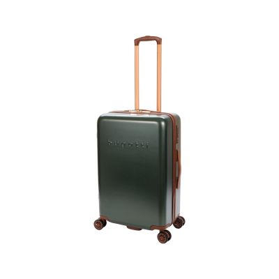 Чемодан BUGATTI Amelia, зеленый, поликарбонат / АБС-пластик, 42х24х67 см, 55 л-0