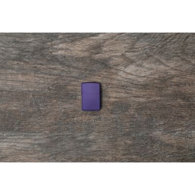 Зажигалка ZIPPO Classic с покрытием Purple Matte, латунь/сталь, фиолетовая, матовая, 38x13x57 мм-5