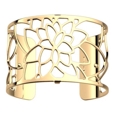 Браслет-бэнгл из латуни с гальваническим покрытием жёлтым золотом, 40мм-0