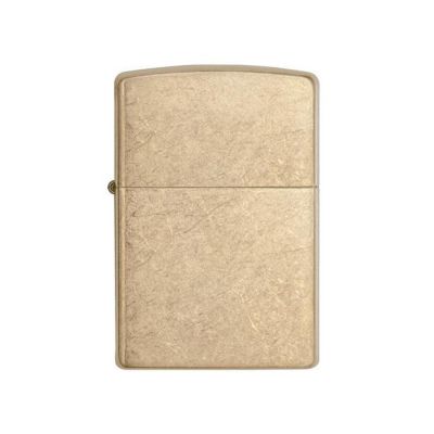 Зажигалка ZIPPO Armor™с покрытием Tumbled Brass, латунь/сталь, золотистая, матовая, 38x13x57 мм-1