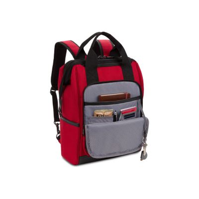 Рюкзак SWISSGEAR 16,5 Doctor Bags, красный/черный, полиэстер 900D/ПВХ, 29 x 17 x 41 см, 20 л-4