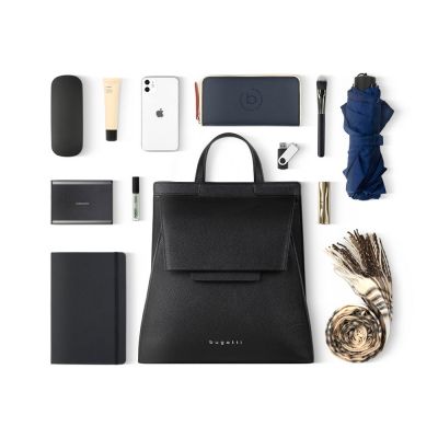 Рюкзак женский BUGATTI серия Chiara, чёрный, полиуретан, 29х14х31 см-8