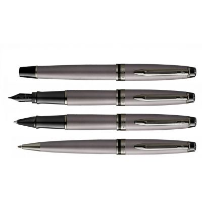 Перьевая ручка Waterman Expert Silver F BLK в подарочной упаковке-7