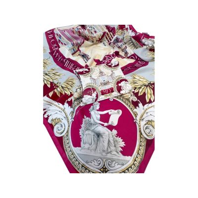 Платок МГУ, бордовый-3