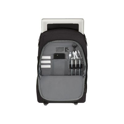 Рюкзак WENGER Oryson 16, чёрный, переработанный ПЭТ/Полиэстер, 32х45х19 см, 25 л.-4