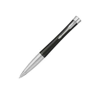Ручка шариковая Parker модель Urban Muted Black CT в футляре, черный/серебристый-0