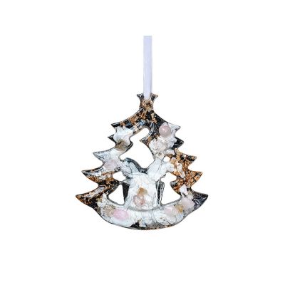 Елочные игрушки (Ель) Розовый кварц-0