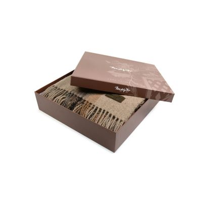 Плед MARZOTTO NORVEGIA 1090, коричневый-2