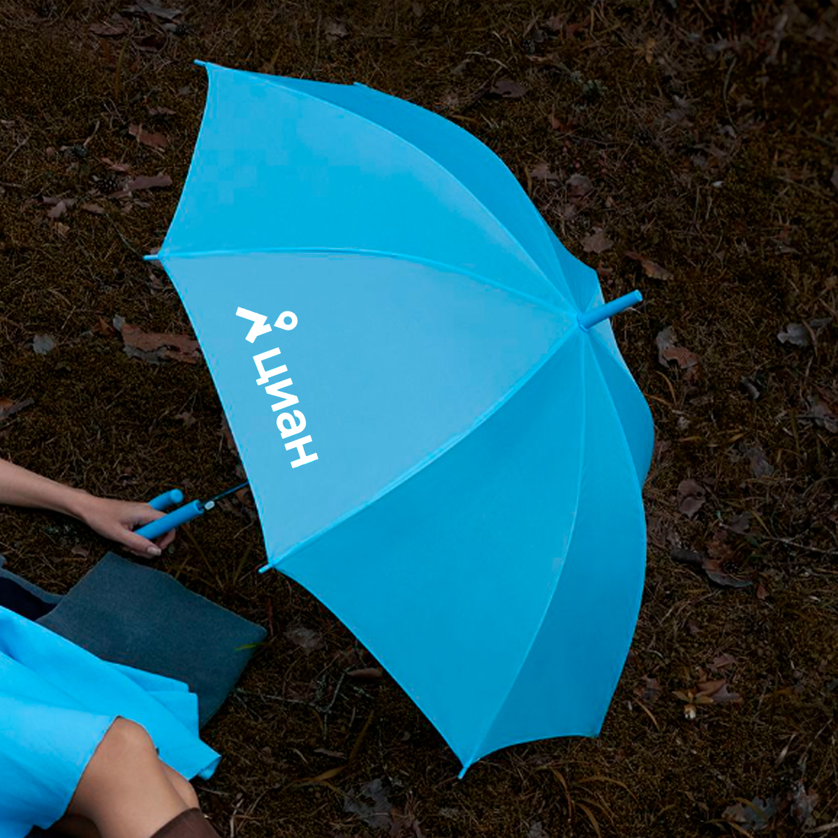 зонты трости с логотипом на заказ в Москве